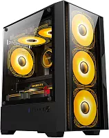 Корпус Bloody CC-123 черный без БП mATX 8x120mm 2xUSB2.0 1xUSB3.0 audio bott PSU (CC-123-BK)