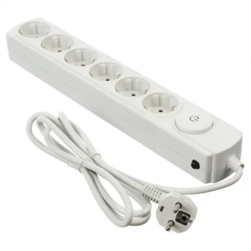 Сетевой фильтр Ippon BK232 3м (6 розеток) белый (коробка) (BK232)