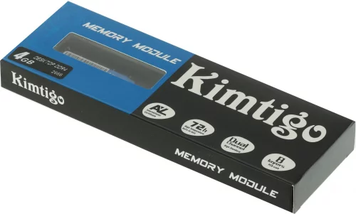 Память DDR4 4Gb 2666MHz Kimtigo KMKU4G8582666 RTL PC4-21300 CL19 DIMM 288-pin 1.2В single rank Ret фото 2