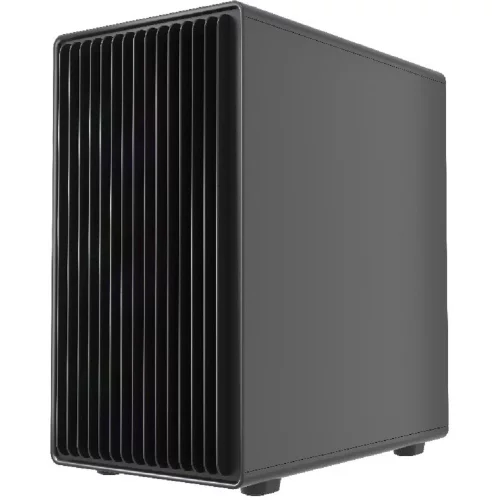 Powercase Корпус Mistral Micro C4B ARGB, Tempered Glass, 4x 120mm ARGB PWM Fan, чёрный, mATX (CMMCB-A4) фото 3