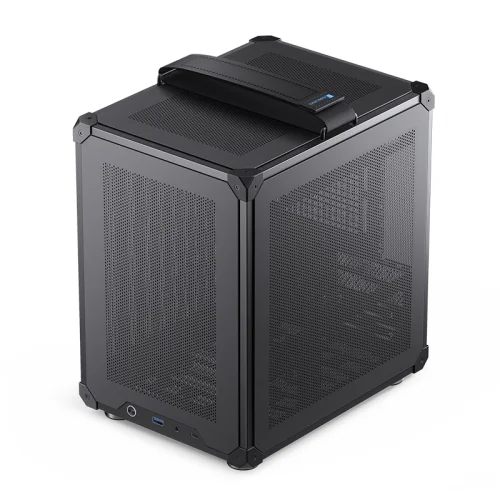 Корпус без блока питания/ Case JONSBO C6-ITX, Micro-Tower, no fan, 1xUSB-A 3.0 + 1xUSB-C 3.1, mDTX, mITX Black (C6-ITX BLACK) фото 15