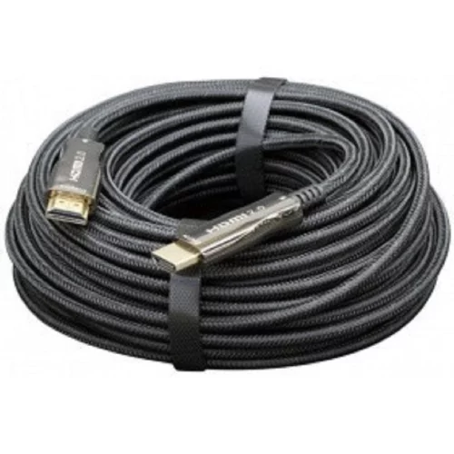 Активный оптический кабель HDMI Cablexpert, 50м, v2.0, 19M/ 19M, AOC Premium Series, позол.разъемы, экран, коробка (CCBP-HDMI-AOC-50M)