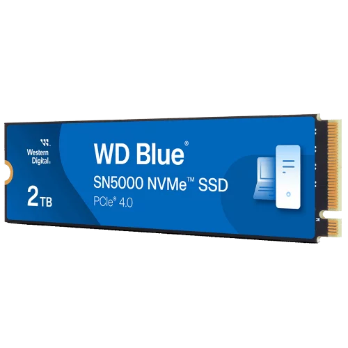 Твердотельный накопитель SSD Western Digital M.2 2280 2TB Blue WDS200T4B0E PCIe Gen4 x4, NVMe