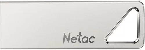 Флеш Диск Netac U326 4Gb [NT03U326N-004G-20PN], USB2.0, металлическая плоская