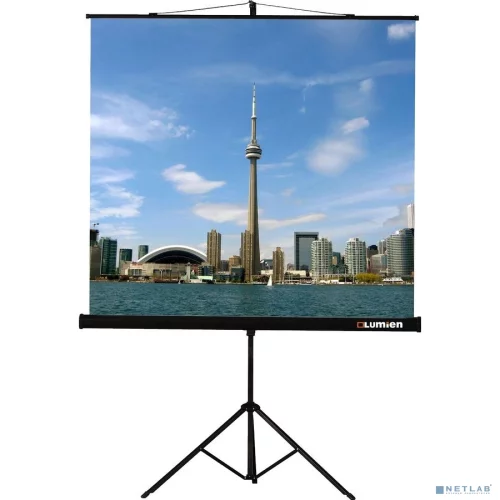 Экран на штативе Lumien Eco View 127x127см (раб.область 121х121 см) MW с возможностью настенного крепления 1:1 (LEV-100104)