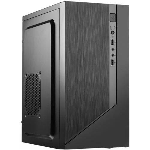 Корпус с блоком питания 450Вт./ Сase Forza mATX, 450W, 2xUSB2.0, Black, w/o FAN, 12 cm fan PSU, power cord (FZ-015-SX450R)