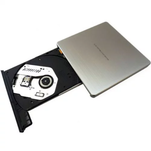 Оптический привод/ LG DVD-RW ext. Silver Slim Ret. USB2.0 (совместим с 3.0) (GP60NS60.AUAE12S) фото 2