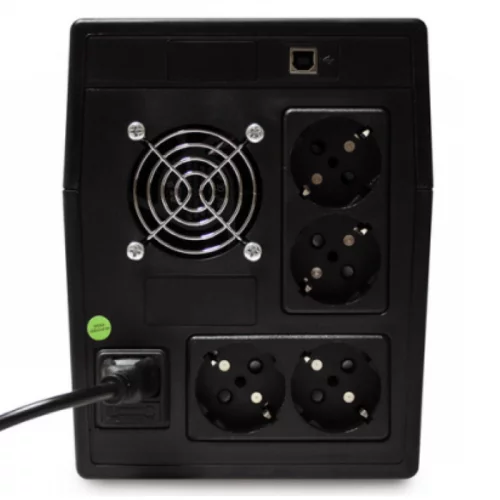 ИБП POWERMAN Smart Sine 1500, LCD, линейно-интерактивный, 1500ВА, 1050Вт, 4 евророзетки с резервным питанием, USB, батарея 12В 9Ач 2 шт., 380мм х 158мм х 198мм, 11.5 кг./ UPS POWERMAN Smart Sine 1500, LCD, line-interactive, 1500VA, 1050W, 4 eurosockets w фото 3