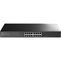 Коммутатор/ 16-Port Gigabit Light Managed Switch, 16 Gigabit RJ45 Ports, 2 Gigabit SFP ports, VLAN/ Extend working mode DIP switch, Local management via Web GUI, support STP/ RSTP, 802.1ab LLDP, Loop De (GS1016ES2)