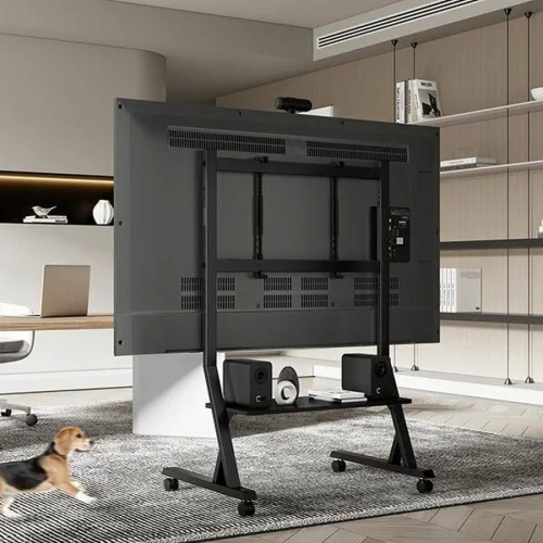 Подставка для телевизора Ultramounts UM306B черный 45-90 макс.60кг напольный мобильный фото 3