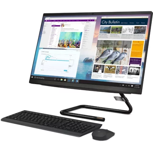 Моноблок Lenovo IdeaCentre AIO A340-22IWL 21.5 FHD, Core i3-10110U, 4GB, 256GB SSD, noODD, WiFi, BT, Win10, черный [F0EB00N3RK] фото 3