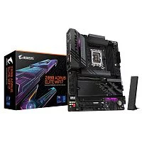 Материнская плата/ Z890 AORUS ELITE WIFI7, Socket 1851, Intel®Z890, 4xDDR5-6400, DP, 3xPCI-Ex16, 4xSATA3(RAID 0/1/5/10), 4xM.2, 8Ch Audio, 1x2.5GbLan, WiFi, (4+4)xUSB2.0, (5+2)xUSB3.2, (1+1)xUSB Type-C™, ATX, RTL