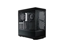 Корпус без блока питания/ Case HYTE Y40, Midi-Tower, TG, no fans, 2xUSB-A 3.2, 1xUSB Type-C, ATX, mATX, mITX Pitch Black (CS-HYTE-Y40-B)