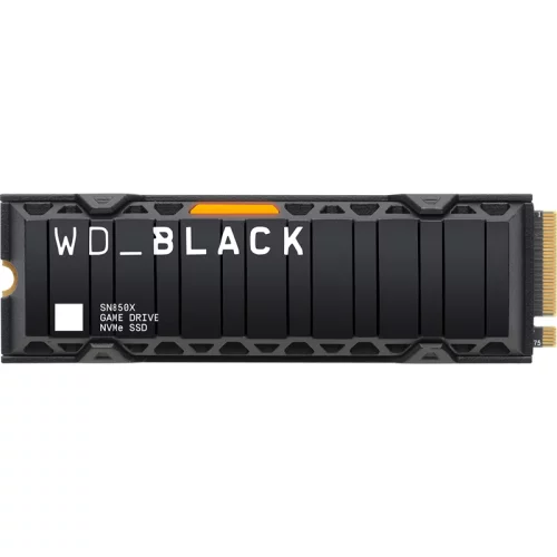 Твердотельный накопитель WD WDS200T2XHE Black SN850X 2TB, NVMe, M.2 2280, PCIe G4x4, w/ heatsink