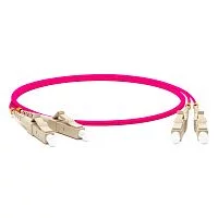 FC-D2-504-LC/ PR-LC/ PR-H-3M-LSZH-MG Патч-корд волоконно-оптический (шнур) MM 50/ 125, OM4, LC-LC, duplex, 10G/ 40G, LSZH, 3м (047793) (FC-D2-504-LC/PR-LC/PR-H-3M-LSZH-MG)