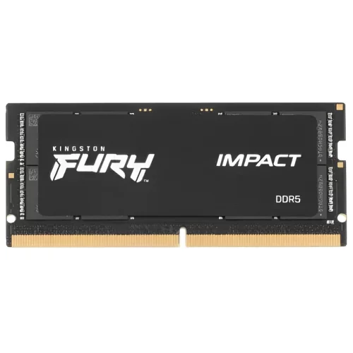 Память оперативная/ Kingston 64GB 5600MT/s DDR5 CL40 SODIMM (Kit of 2) FURY Impact PnP (KF556S40IBK2-64)