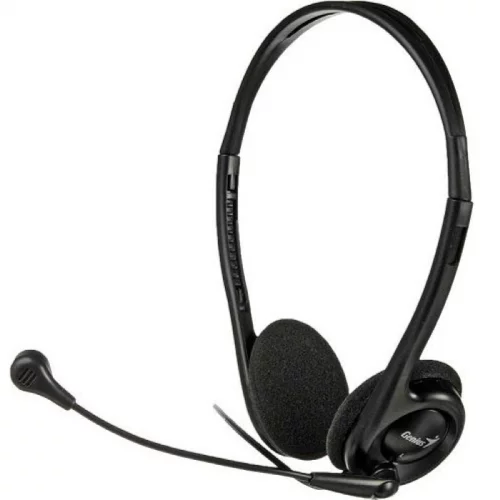 Гарнитура Genius HS-200C, Wired, Stereo, mini jack 3.5mm, 1.8 m (31710151100)
