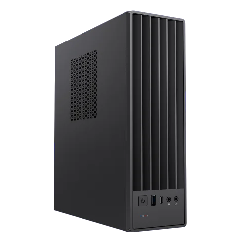 Корпус с блоком питания 400Вт./ Case Foxline mATX Desktop 400W FL-461 mATX case, black, w/ PSU FLEX 400W, w/ 1xUSB3.0+1xType-C (USB2.0) (FL-461-FLX400)