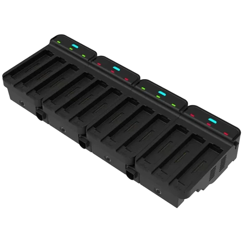 Зарядное устройство для аккумулятора/ 12-Slot battery charger of WD10, Power Supply order separately: 100~240VAC, 12VDC, 7A. (WD10-12BC-C00)