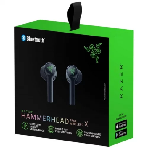Гарнитура Razer Hammerhead True Wireless X/ Razer Hammerhead True Wireless X - Earbuds - EU Packaging фото 3