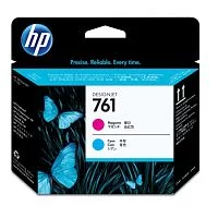 Картинка Печатающая головка HP 761 Designjet (пурпурный/ голубой) (CH646A) 