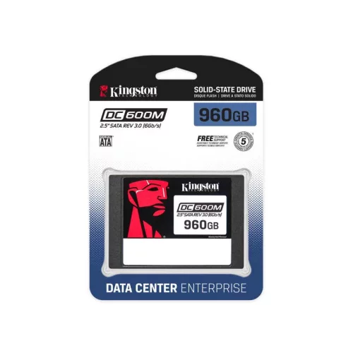 Твердотельный накопитель/ Kingston SSD DC600M, 960GB, 2.5