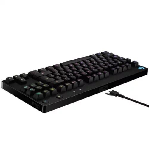 Клавиатура Logitech Gaming PRO (920-009393) (920-009393) Клавиатура/ Logitech Gaming Keyboard G PRO TKL Corded Mechanical - BLACK - RUS - USB - CLICKY (920-009393) фото 4