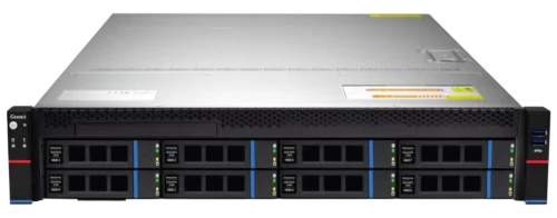 Серверная платформа/ Gooxi AS201-D08R-G3 2u 8 bay server with direct backplane,based on ICE lake; Rear 2x2.5 NVMe, 2x1300W psu, EU power cables, rail kits (0.95.002.1046)