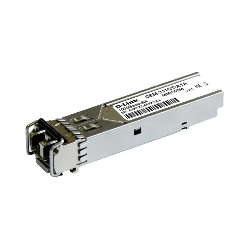 Трансивер/ SFP-трансивер, 1000Base-SX (Duplex LC), 850нм, многомод, до 550м (DEM-311GT/A1A)