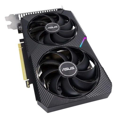Видеокарта ASUS NVIDIA GeForce DUAL-RTX3050-O8G-V2 8GB (90YV0GH6-M0NA00) Видеокарта ASUS NVIDIA GeForce DUAL-RTX3050-O8G-V2 8GB, GDDR6/128-bit, PCIe 4.0, 1xDVI-D, 1xHDMI 2.1, 1xDP, 2-slot (90YV0GH6-M0NA00) фото 7