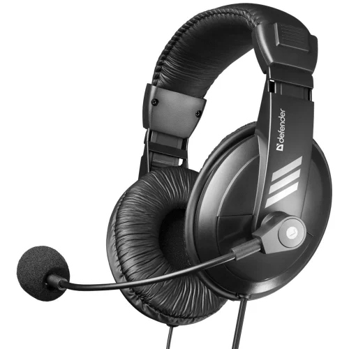 Гарнитура Defender Gryphon 750 черный, 4-pin, кабель 2 м (GRYPHON 750(ЧЕРНЫЙ) 4PIN)