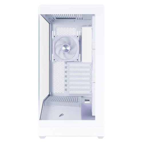 1STPLAYER Корпус GM7 ARGB White / ATX / 4x120mm ARGB fans / GM7-WH-3FN7R-W-1FN7-W