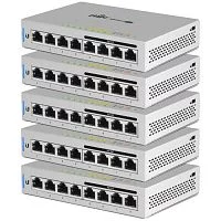 Комплект коммутаторов Ubiquiti UniFi 8-60W 5-pack (US-8-60W-5)