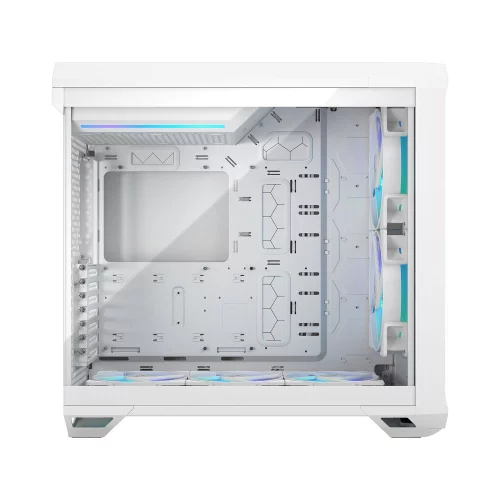 Корпус ПК без блока питания/ Case Fractal Design Torrent RGB TG Clear Tint, Full-Tower, 2x180mm + 3x140mm RGB, 2xUSB-A 3.2 + 1xUSB 3.2 Type-C E-ATX, SSI-CEB, SSI-EEB, ATX, mATX, mITX White (FD-C-TOR1A-07) фото 2