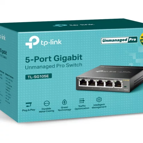 Коммутатор TP-LINK 5x RJ45 (TL-SG105E) фото 3
