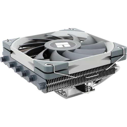 Кулер для процессора/ CPU Cooler Thermalright AXP-120 X67 (4-pin PWM, 52mm, Ni/ Cu, 6x6mm, 1x120mm, 59CFM, 26.1dBA, 1800RPM, S: 1851/ 1700/ 1200/ 115X, 2011, 2066, AM5/ AM4, grey) (AXP-120-X67)