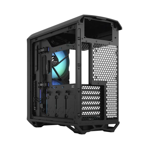 Корпус ПК без блока питания/ Case Fractal Design Torrent Compact RGB TG Light Tint, Midi-Tower, 2x180mm RGB, 2xUSB-A 3.2 + 1xUSB 3.2 Type-C E-ATX, SSI-CEB, ATX, mATX, mITX Black (FD-C-TOR1C-02) фото 14