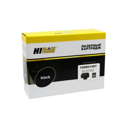 Картридж Hi-Black HB-106R01487, черный, 4100 страниц, для Xerox WC 3210/ 3220 (98999919055)