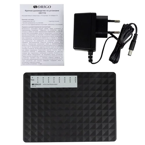 Коммутатор/ Unmanaged Switch 16x100Base-TX, plastic case (OS1116/A1A) фото 6