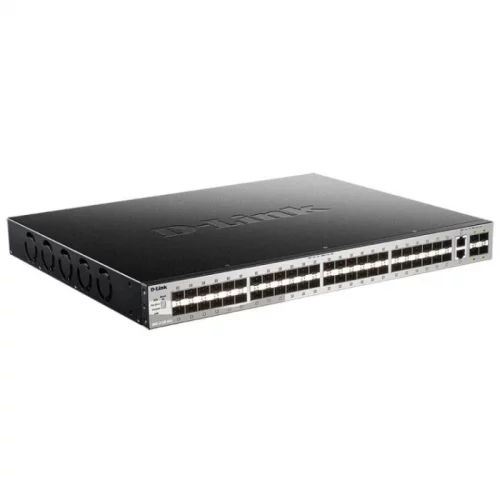 Коммутатор/ Managed L3 Stackable Switch 48x1000Base-X SFP, 2x10GBase-T, 4x10GBase-X SFP+, CLI, 1000Base-T Management, RJ45 Console, USB, RPS, Dying Gasp (DGS-3130-54S/A1A) фото 2