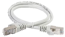 ITK Коммутационный шнур (патч-корд), кат.5Е FTP, LSZH, 2м, серый (PC01-C5EFL-2M)