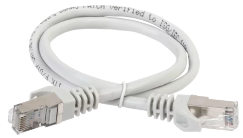 ITK Коммутационный шнур (патч-корд), кат.5Е FTP, LSZH, 2м, серый (PC01-C5EFL-2M)