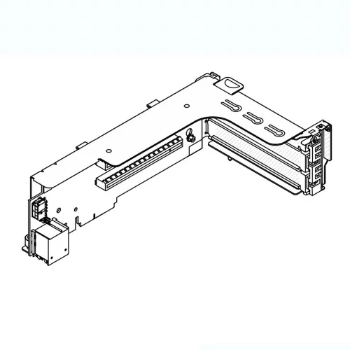 Райзер-карта Lenovo ThinkSystem V3 2U x16/ x16/ E PCIe Gen4 Riser 1/ 2 Option Kit (4XH7A82892)