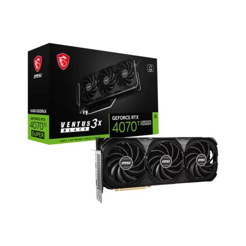 Видеокарта/ GeForce RTX 4070 Ti SUPER 16G VENTUS 3X BLACK