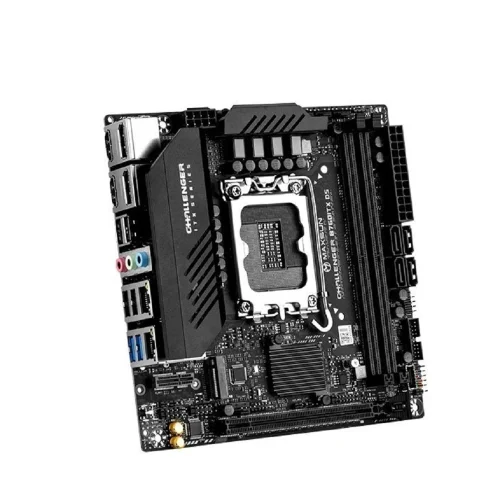 Материнская плата MAXSUN MS-Challenger B760ITX D5, LGA1700, B760, 2*DDR5, 4*SATA3, 2*M.2, 2*USB 3.2, 4*USB 2.0, 1*PCIEx16, 2*HDMI+2*DP, mITX фото 3
