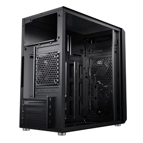 Корпус ACD Coffre 104G mATX, Black, CPU 140mm, VGA 245mm, PSU 285mm, 2x3.5INT, 1x2.5INT, 2xUSB 2.0, 1xUSB 3.0, HD Audio, w/ o FAN, w/ o PSU, TG (MO-TC3G0-000) фото 3