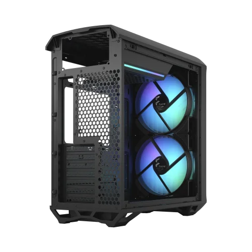 Корпус ПК без блока питания/ Case Fractal Design Torrent Compact RGB TG Light Tint, Midi-Tower, 2x180mm RGB, 2xUSB-A 3.2 + 1xUSB 3.2 Type-C E-ATX, SSI-CEB, ATX, mATX, mITX Black (FD-C-TOR1C-02) фото 13