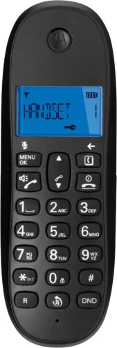 Р/ Телефон Dect Motorola C1001CB+ черный АОН (107C1001СB+) фото 3