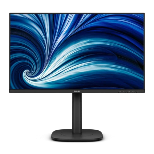 Монитор 23,8 Philips 24B2N3200J 1920x1080, WLED, 16:9, IPS,300cd, 1500:1, 50M:1, 4ms, 178/ 178, VGA, HDMI, DP, USB hub: 3*USB3.2, 120Hz, Speakers, Tilt, Height, Swivel, Pivot, Internal, VESA, Black, 3y (24B2N3200J/01)