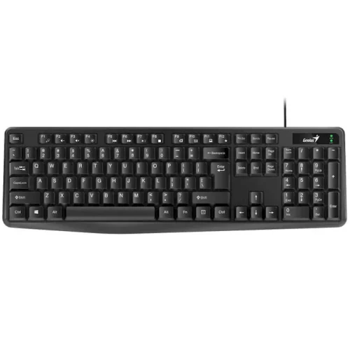*Клавиатура Genius KB-117,RU,USB,Black,1,5 м (31310016402)
